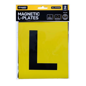 2PCE  L Plates Magnetic Easy to Use Handy Hardware All Aus States