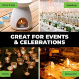 Home Master 8PCE Tealight Candles Home Décor Party Wedding Vanilla Scented