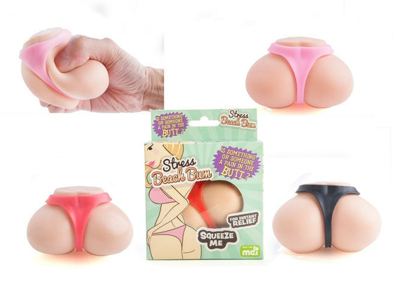 Beach Bum Stress Relief Ball Foam Hand Squeeze Soft Toy Antistress