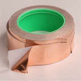 Conductive Copper Foil Tape Double-Sized Adhesive High Heat Temperature 10mmx20m