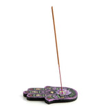 Black Hamsa Hand Stick Incense Holder