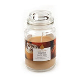 2 pcs Candles Scented Pumpkin Spice Chai in Glass Jar with Lid Decor
