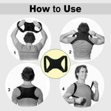 Posture Corrector Women Men Shoulder Brace Back Support Strap Belt Adjustable
