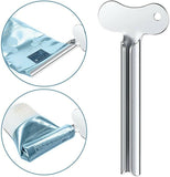 4x Stainless Steel Tube Toothpaste Squeezer Easy Key Dispenser Rolling Holder
