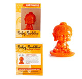 Baby Buddha Incense Burner Holder Home Decor Aromatherapy Yoga -Orange Happiness