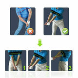 Golf Swing Training Aid Golf Arm Band Posture Motion Correction Belt