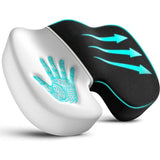 Memory Foam Seat Cushion Lumbar Seat Pillow Pain Relief Car Ergonomical Black