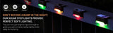 Solar LED Deck Garden Outdoor Stair Step Fence Light Path Walkway Wall