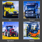 2PCS Emergency Car Beacon Strobe Amber LED Light Flashing Warning Rotating Lamp