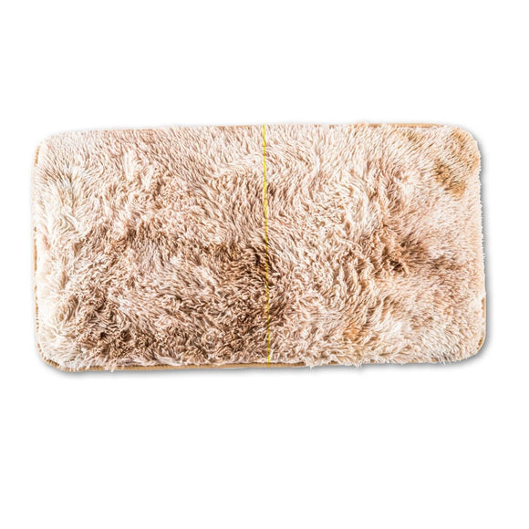 1x Mat Cosy Synthetic Fur Floor Soft Luxurious Home Master - Cream 90cm x 50cm