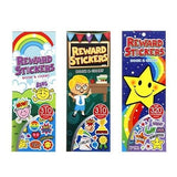 3x Stickers Kids Reward Book 320Pc 3 Assorted Design Stick Play Set Educational