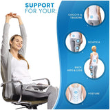 Memory Foam Seat Cushion Lumbar Seat Pillow Pain Relief Car Ergonomical Black