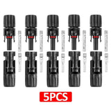 5 Pairs Connectors For IP67 MC-4 Solar Panel 30A Line Plug Socket Male & Female