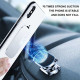 2x Universal Magnetic Car Phone Holder Dashboard Mount Stand iPhoneSamsung Black