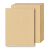 100x A4 Brown Kraft Paper Sheet 75GSM Natural Recycled Invitation Wedding