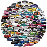 50pcs JDM P2 Racing Sport Car Vinyl Decal Stickers Laptop Waterproof Phone Skate