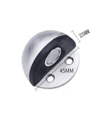 2x Stainless Steel Magnetic Door Stopper Anti-Collision Floor Stop Holder