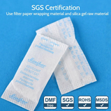 Silica Gel Packets Moisture Absorber Desiccant - 1g Variant Size Value 100Pcs