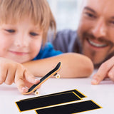 5 Pcs Proffessional Fingerboard Black Foam Grip Tape 38X110mm Skateboard Foam