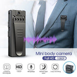 1080P Mini Body Camera with Clip Motion Night Vision Cam Wearable Video