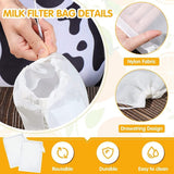 Micron Reusable Nylon Fine Food Strainer Filter Bag for Nut Milk Coffee 30x45cm