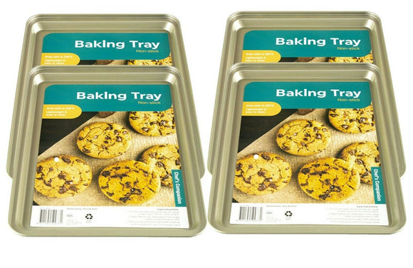 Cookie Baking Tray 36.5 x 26 cm - 4 Pieces