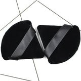 5x Mini Triangle Make Up Tool Cosmetic Puff MakeUp Cotton Sponge Powder - Black