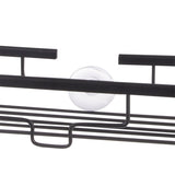 Aluminum Shower Caddy Bathroom Organiser Rack Shelf Tier Storage Black