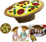 Plush Pizza Hat Italian Costume Party Cap Funny Halloween Italy Oktoberfest Hats