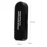 USB 2.0 All in One Multi Function Card Reader Writer OTG Micro SD/SDXC TF