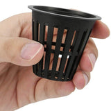 40x Mesh Pots Basket Plant Grow Net Cup Aeroponic Hydroponics Aquaponic Mesh