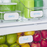 YouCopia ReStickable 3D Fridge Labels 10-Piece Set Reusable Nano-Suction White
