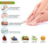 1pair Heel Socks Silicone Gel Cracked Foot Skin Care Protector SleevePain -Pink