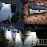 118 LED Solar Powered Motion Sensor Security Light Waterproof Garden Lamp Lights