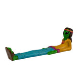 Alien Hippie Boy Incense Burner Stick Holder Burner Decor