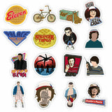 50pcs Stranger Things Fantasy Horror Drama Vinyl Decal Stickers Bomb