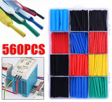 560 pcs Heat Shrink Tubing Assortment Tube Wire Cable Insulation Sleeving Set