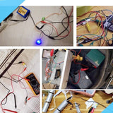 10pcs Electrical Alligator Clips Test lead Jumper Wire Crocodile Cable Wire