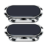 2x Universal Magnetic Car Phone Holder Dashboard MountStand iPhoneSamsung Silver