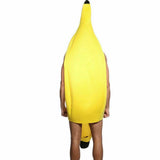 Banana Body Suit Costume Unisex Adult Outfit One Size Fits Halloween Fancy Dress