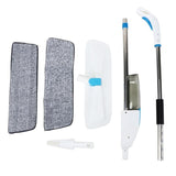 Deluxe Spray Mop Built in Water Depot Scraper and 2 Microfibre Pads