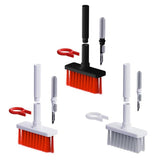 1PK Keyboard Cleaning 5in1 Kit PC Earphone Cleaner Brush Remover Keycap Assorted