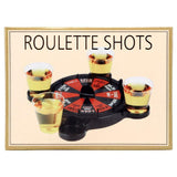 Roulette Spinning With 4 Shot Glass Drinking Game Set Spinner Table Party