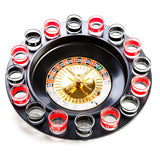 Shot Glass Roulette Spinning Wheel Casino Drinking Game Set Spinner Table Party