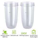 3PK Colossal Cup Large Tall 32oz for Nutri Bullet 600 900w Blender Model