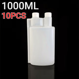 10x Plastic Twin Chamber Bottle Tamper Evident Cap Chemical Liquid Bottle 1000ml