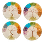 7 Chakras Tree of Life Coaster Crystal Energy Healing EMF Decor Barware Drink