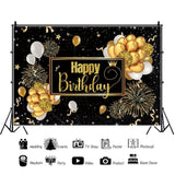 Happy Birthday Backdrop Banner Background Cloth Photo Props Party Decoration A