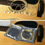 6 Pcs Acoustic Music Guitar Universal Sent Free Pick Strings Steel Premium Light