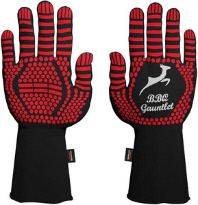 Grill Gloves Heatproof Upto 500ºC Extreme Heat Resistant Anti-Slip Silicone